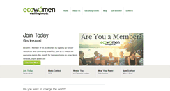 Desktop Screenshot of dc.ecowomen.org