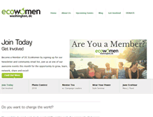 Tablet Screenshot of dc.ecowomen.org